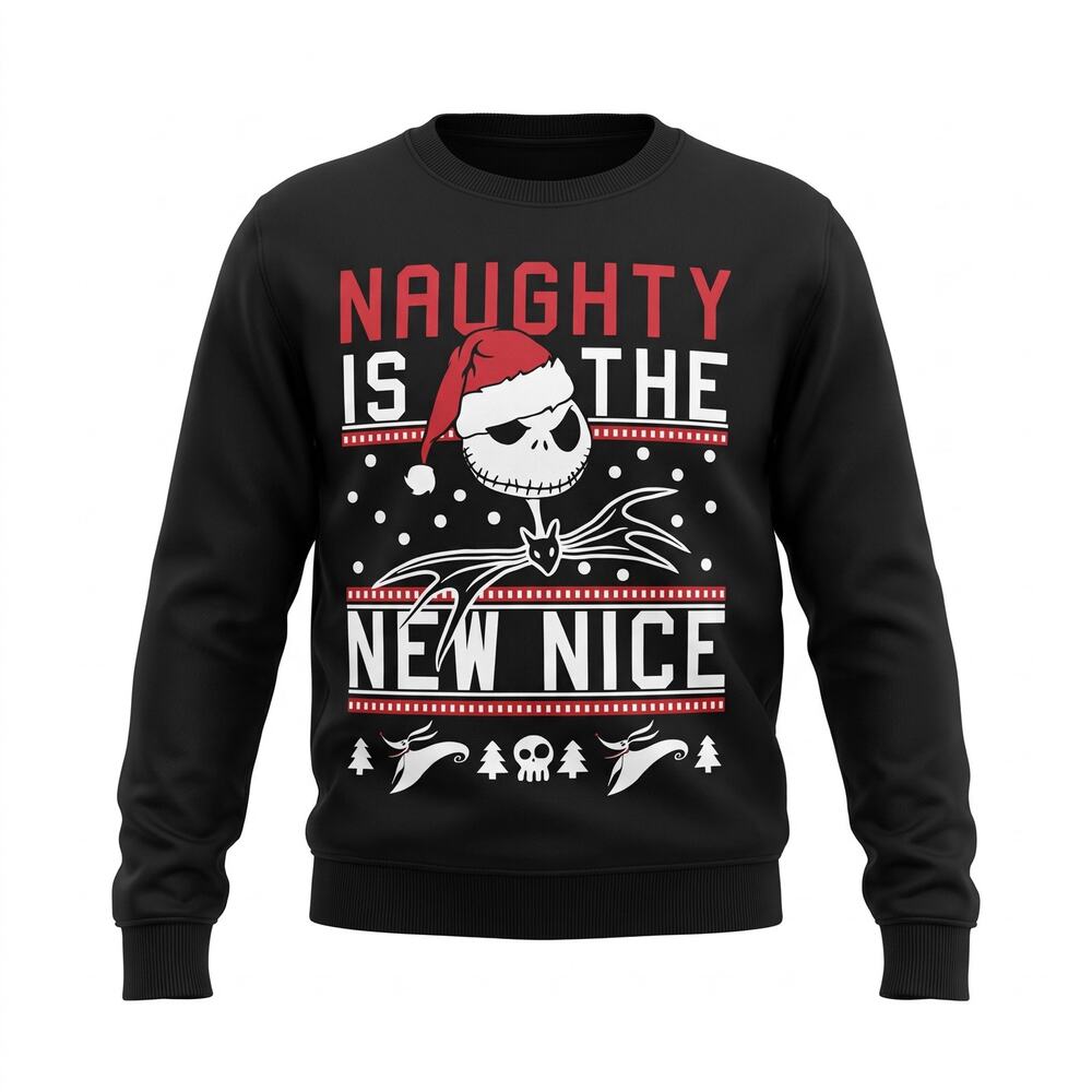 Disney Nightmare Before Christmas Jack Skellington Sweatshirt Juniors L 11-13